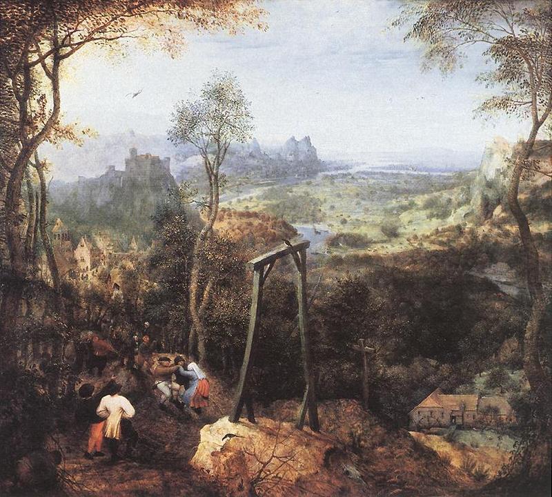 Magpie on the Gallow fd, BRUEGHEL, Jan the Elder